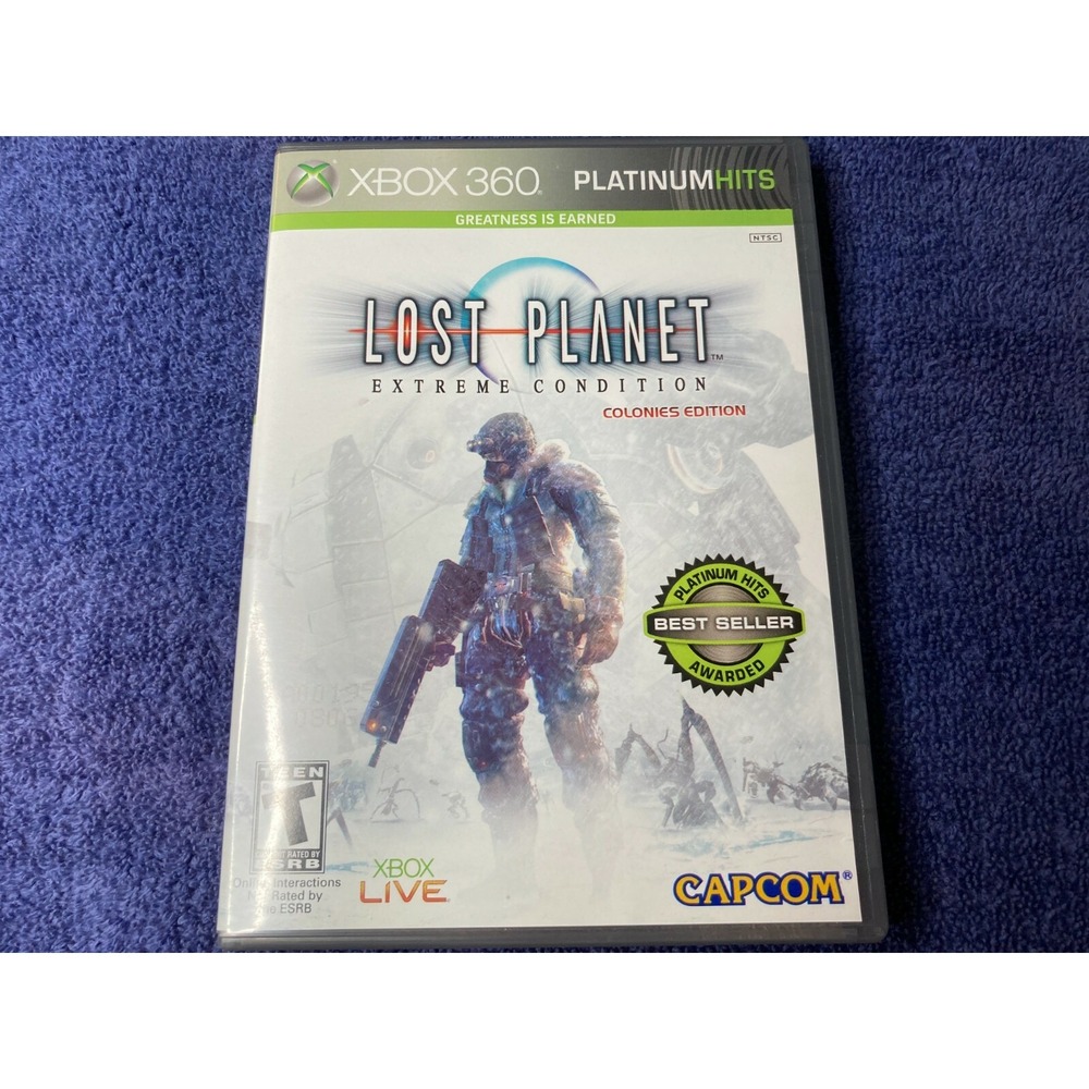 Lost Planet Extreme Condition Xbox 360 Colonies Edition Capcom 2007 Platinum Hit